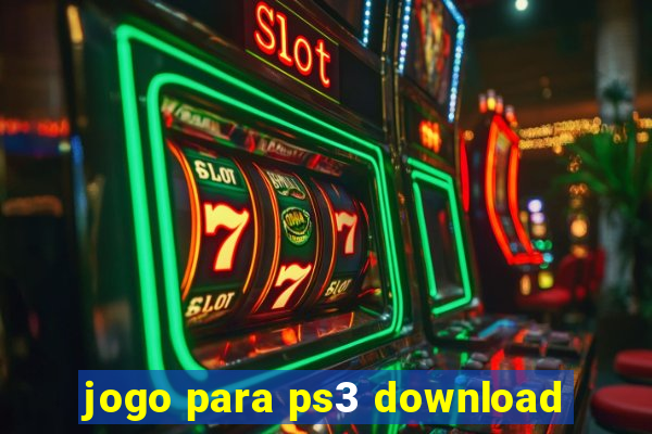 jogo para ps3 download